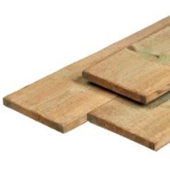 ME grenen tuinplank solide geïmp., geschaafd 400x20x2